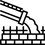 Atraminių sienelių betonavimas