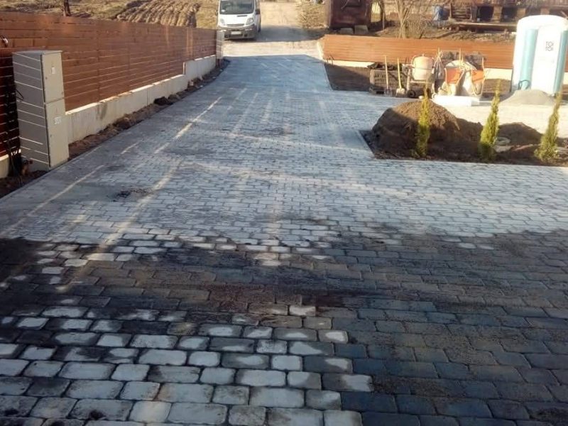 Trinkelių klojimo pavyzdys