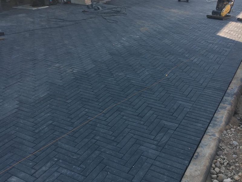 Trinkelių klojimas - atliktas darbas