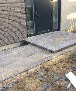 Trinkelių klojimas - atliktas darbas