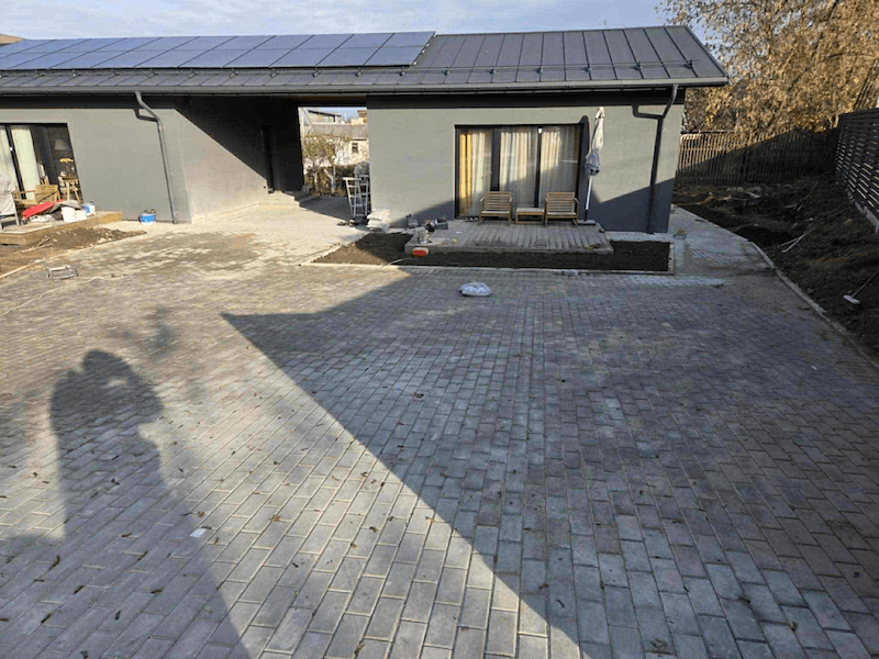 Trinkelių klojimo pavyzdys