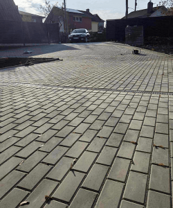 Trinkelių klojimo pavyzdys