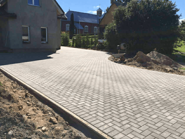 Trinkelių klojimo pavyzdys